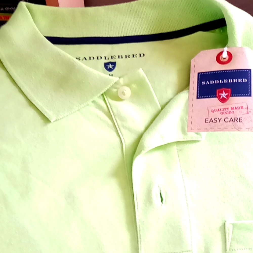 Light green saddlebred short sleeve shirt